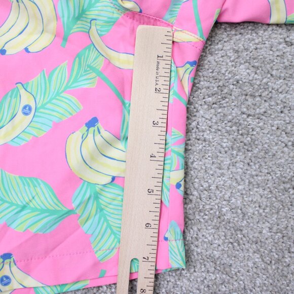 Chubbies Swim Trunks Mens XL Pink  w/ Bananas Mesh Lined Stretch w/ 7" inseam - Picture 4 of 11